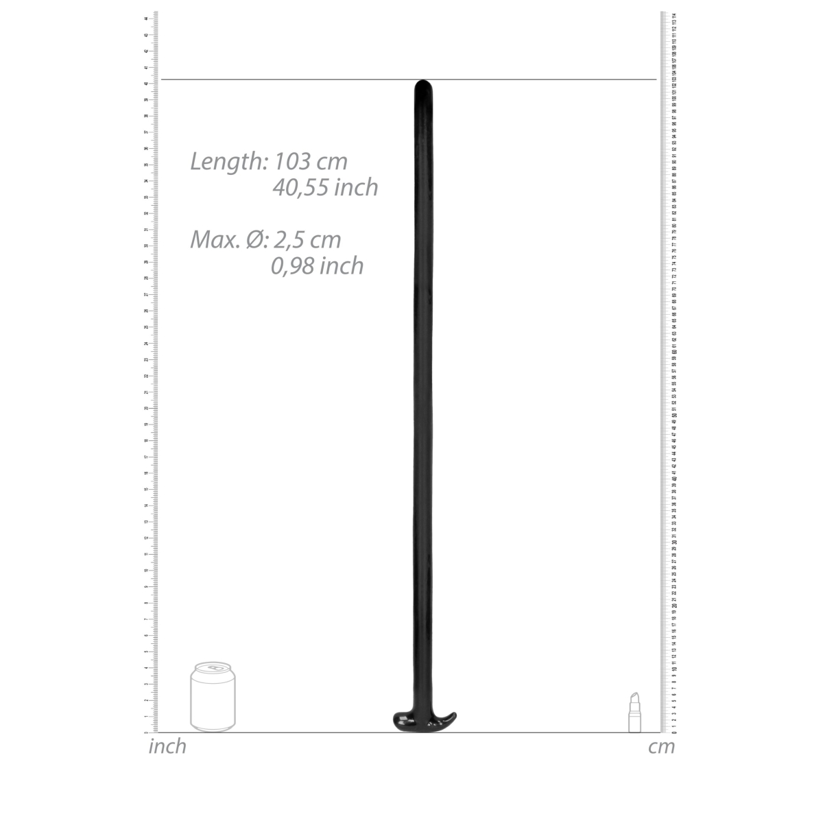 gode tres long ass snake 100 x 3cm 3 scaled