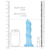 gode twist crystal realrock 16 x 4cm bleu 2