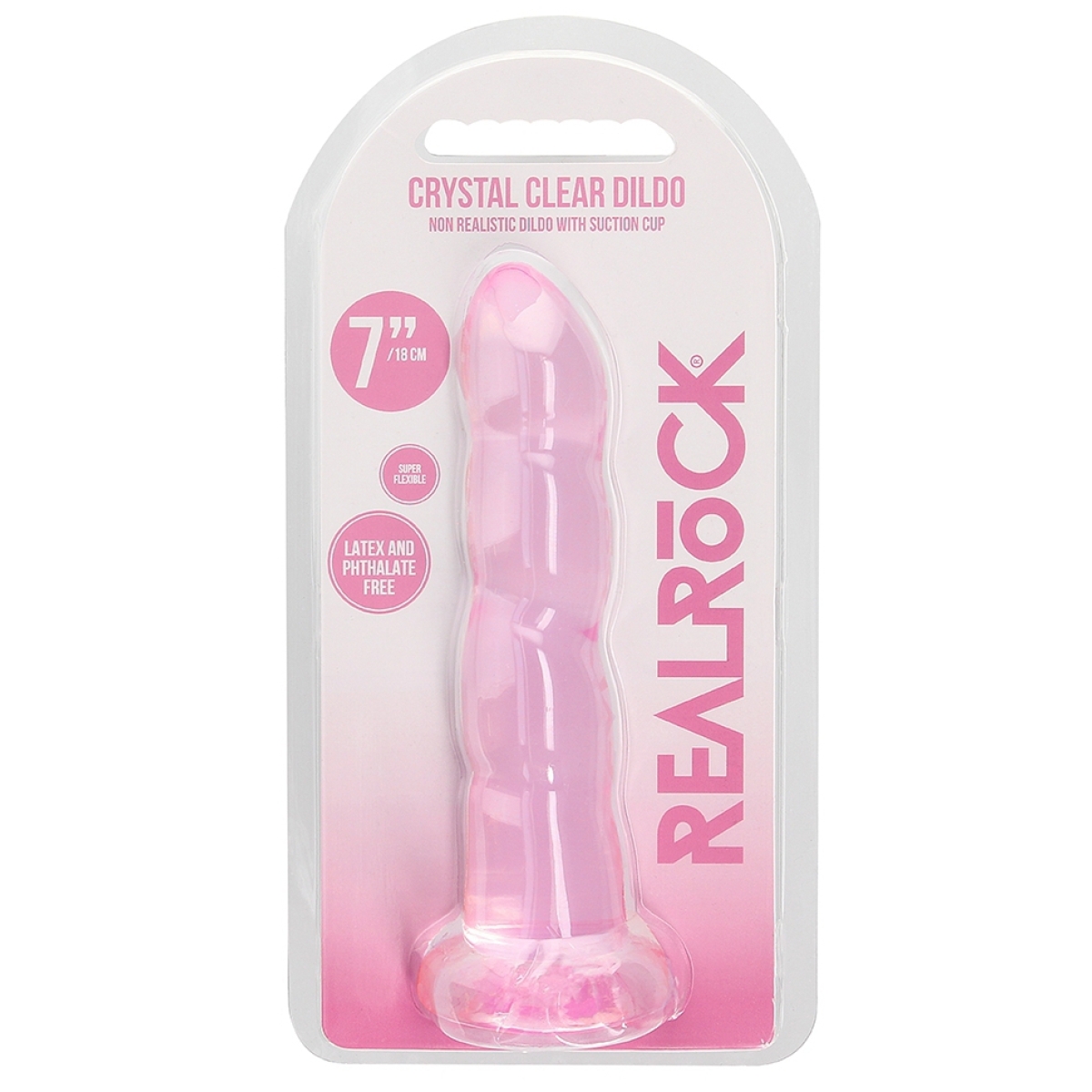 gode twist crystal realrock 16 x 4cm rose 1