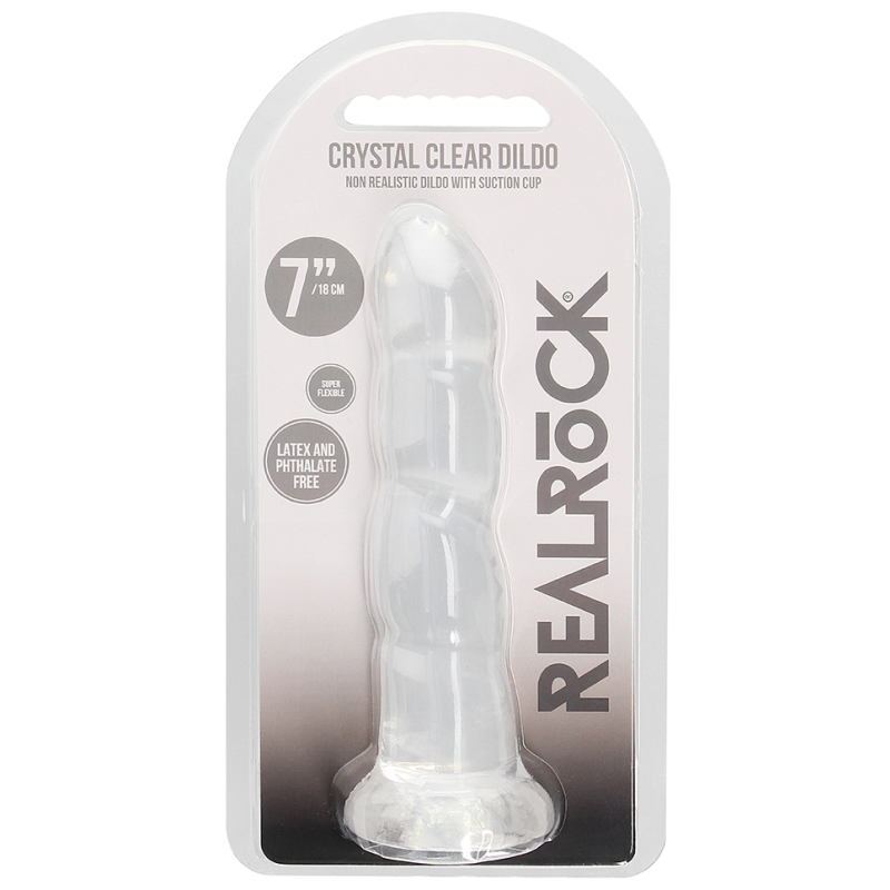 gode twist crystal realrock 16 x 4cm transparent 1