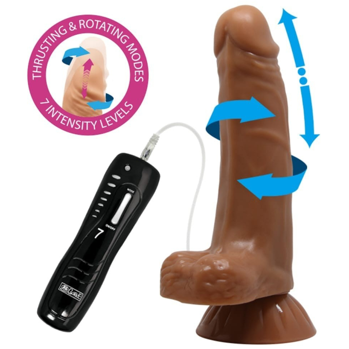 gode va et vient easton 13 x 4cm marron 2