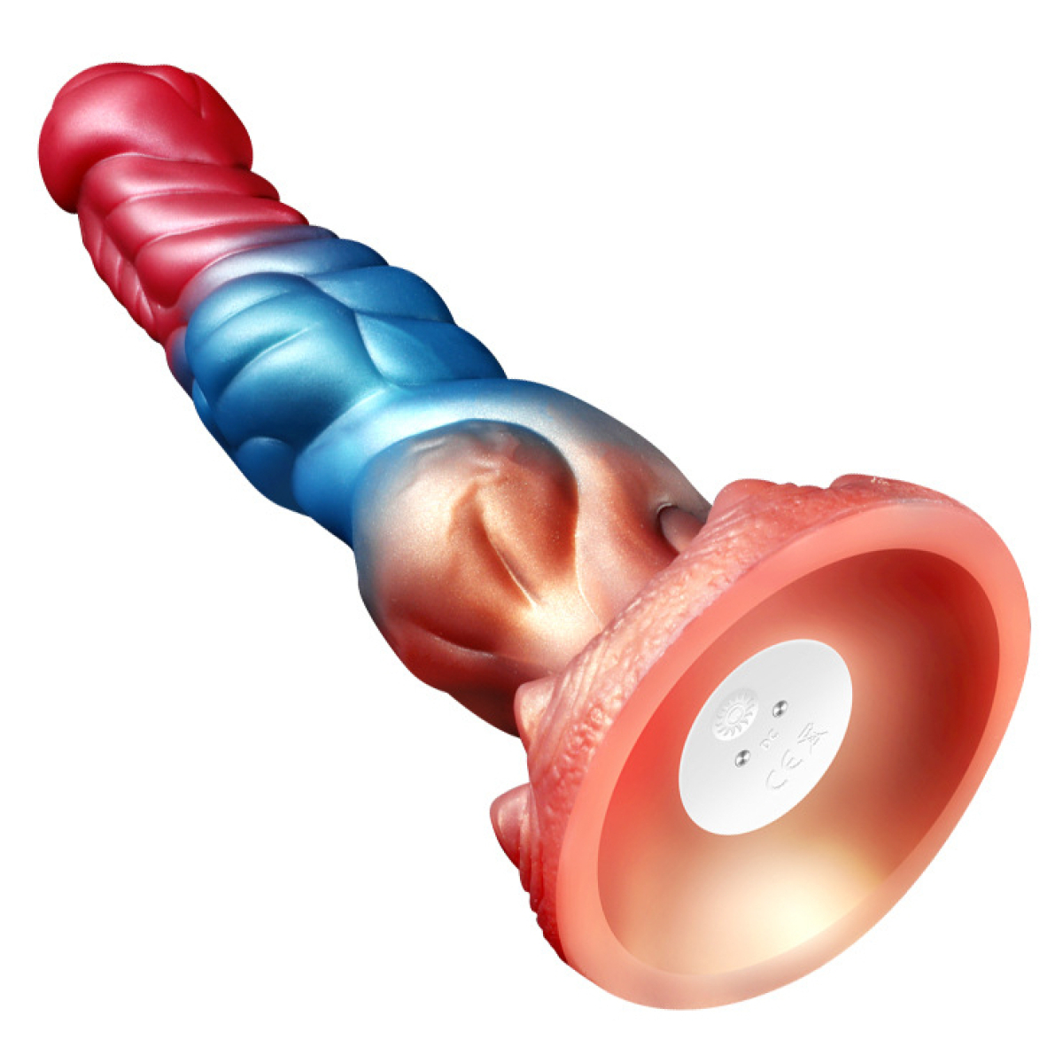 gode va et vient vibrant et chauffant drakolis 235 x 7cm 2