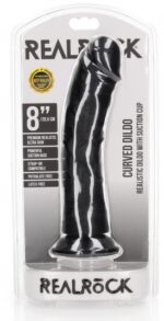 gode ventouse curved realrock 20 x 46cm noir 1