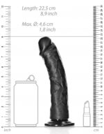 gode ventouse curved realrock 20 x 46cm noir 6