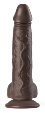 gode vibrant a poussee wardik 17 x 4cm marron 1