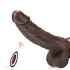 gode-vibrant-a-poussee-wardik-17-x-4cm-marron gode vibrant a poussee wardik 17 x 4cm marron