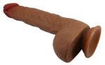 gode vibrant a poussee wilks 17 x 5cm marron 3