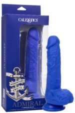gode vibrant admiral 14 x 37 cm bleu 22