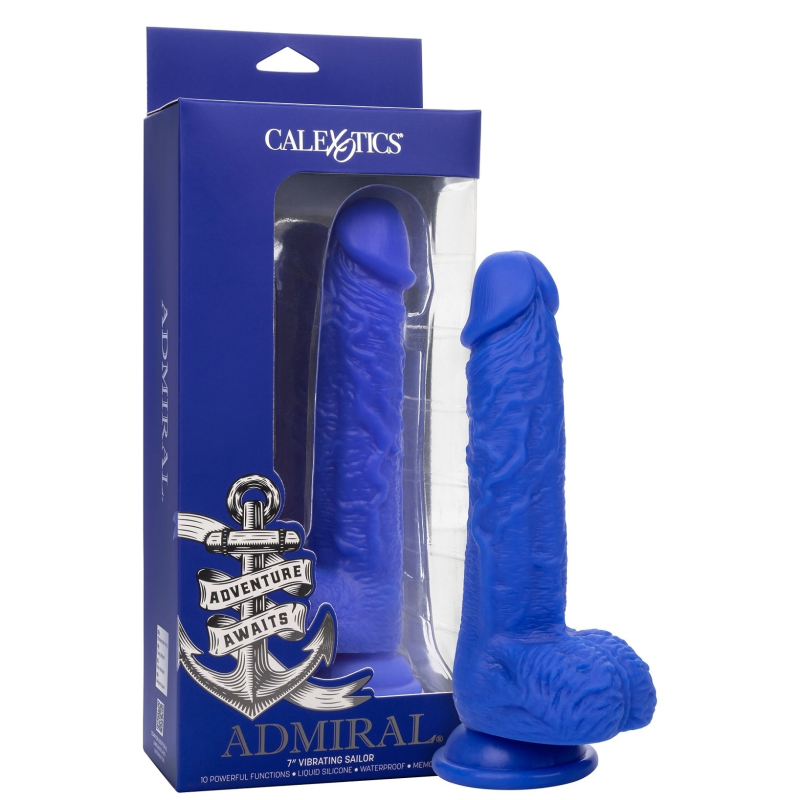 gode vibrant admiral 14 x 37 cm bleu 9