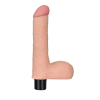 gode vibrant avec bourses real soft 14 x 4cm 1