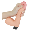 gode vibrant avec bourses real soft 14 x 4cm 3