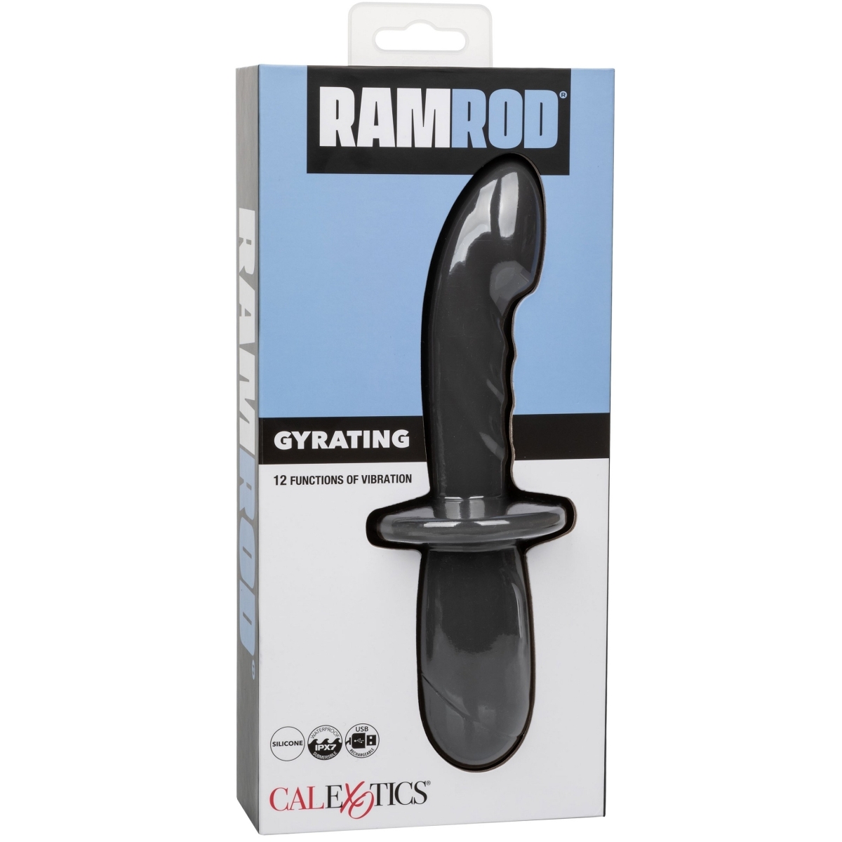 gode vibrant avec poignee gyrating ramrod 11 x 32cm 1