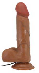 gode vibrant bahamut 16 x 42cm marron