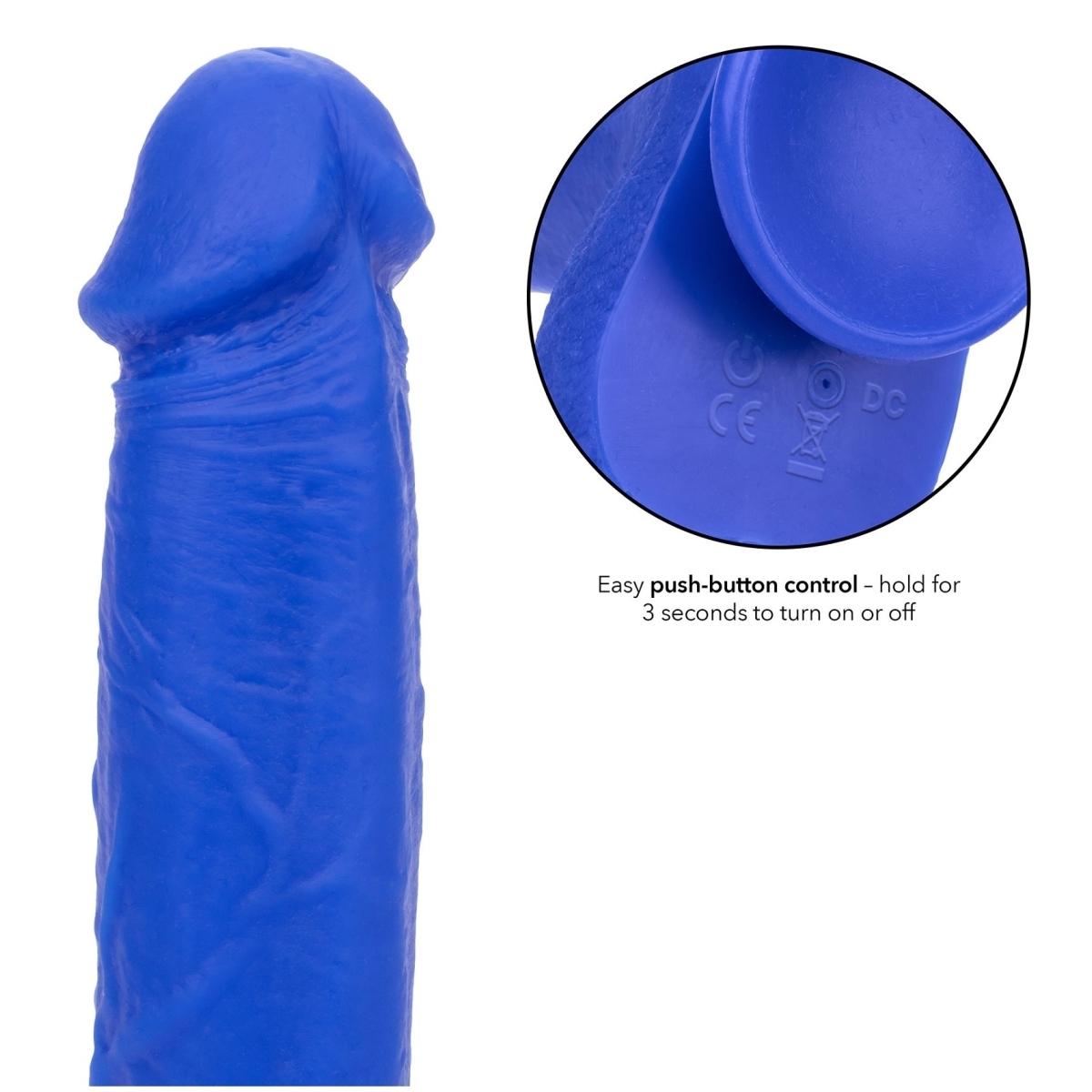 gode vibrant captain 16 x 4 cm bleu 15
