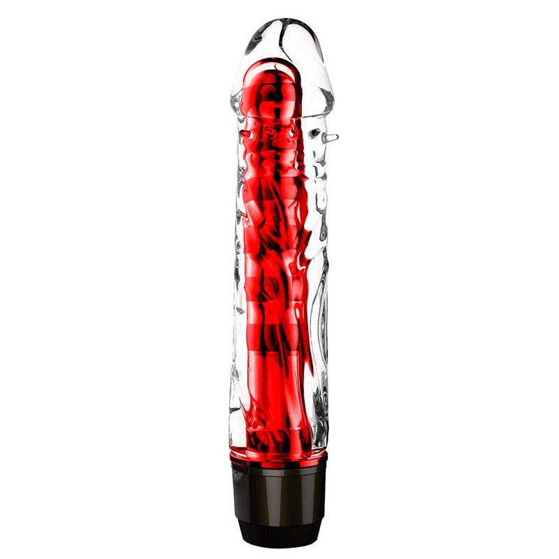 gode-vibrant-chris-14-x-33cm-rouge gode vibrant chris 14 x 33cm rouge