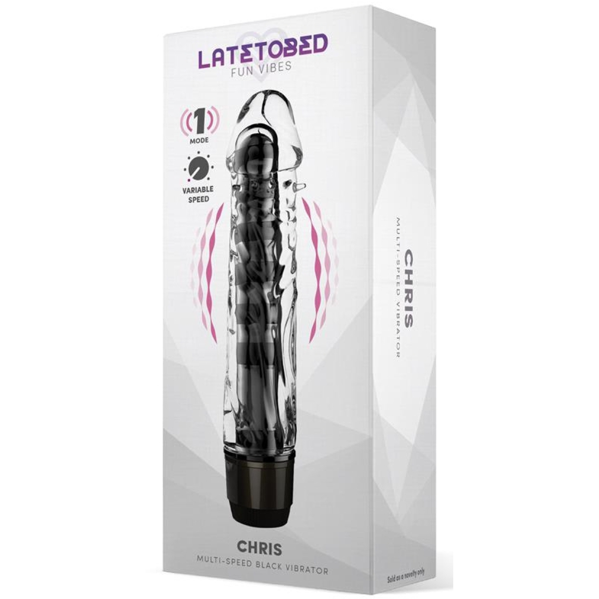 gode vibrant chris 14 x 33cm transparent 1