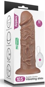 gode vibrant chubby dildo 23 x 65 cm marron 1