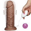 gode vibrant chubby dildo 23 x 65 cm marron