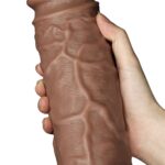 gode vibrant chubby dildo 23 x 65 cm marron 5