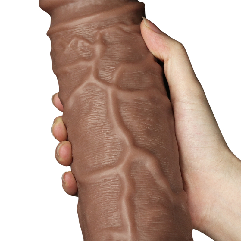 gode vibrant chubby dildo 23 x 65 cm marron 5