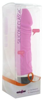 gode vibrant classic silicone 15 x 4 cm rose 1