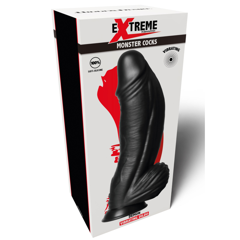 gode vibrant demon cock 19 x 7cm 1