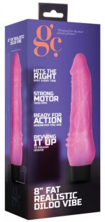 gode vibrant dildo vibe fat 17 x 5cm rose 5