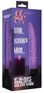 gode vibrant dildo vibe slight 16 x 38cm violet 1