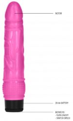 gode vibrant dildo vibe thin 18 x 42cm rose 3