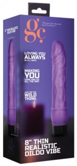 gode vibrant dildo vibe thin 18 x 42cm violet 5