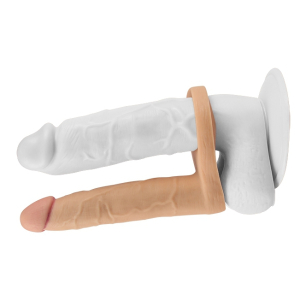 gode vibrant double penetration 14 x 3 cm