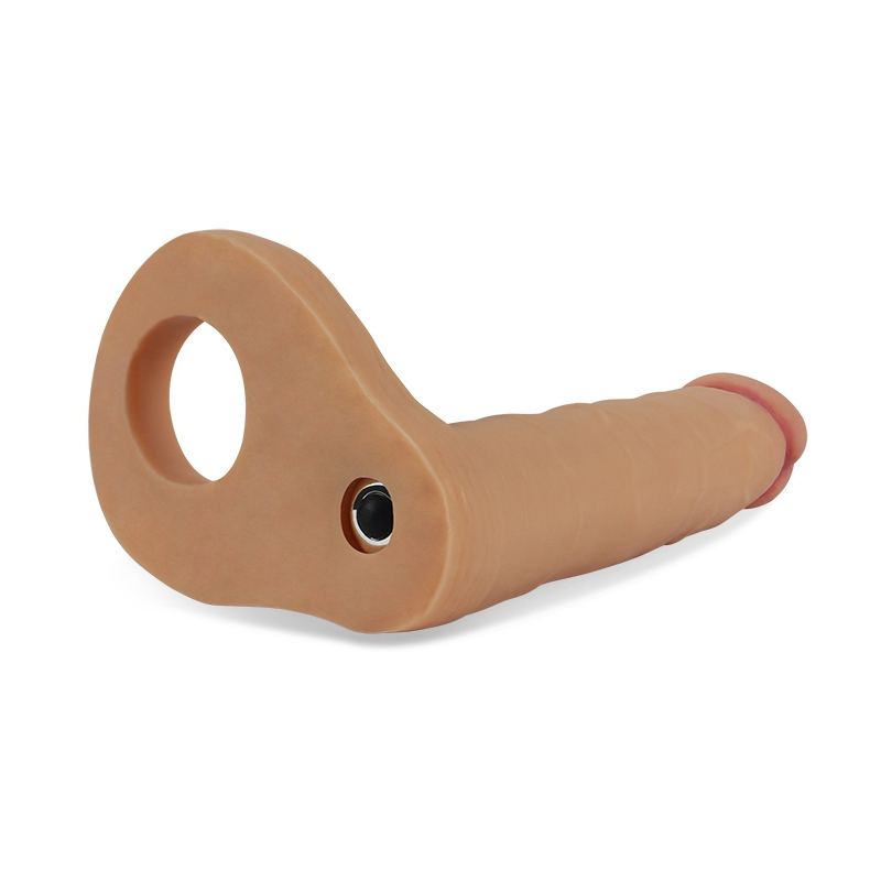 gode vibrant double penetration 14 x 3 cm 4