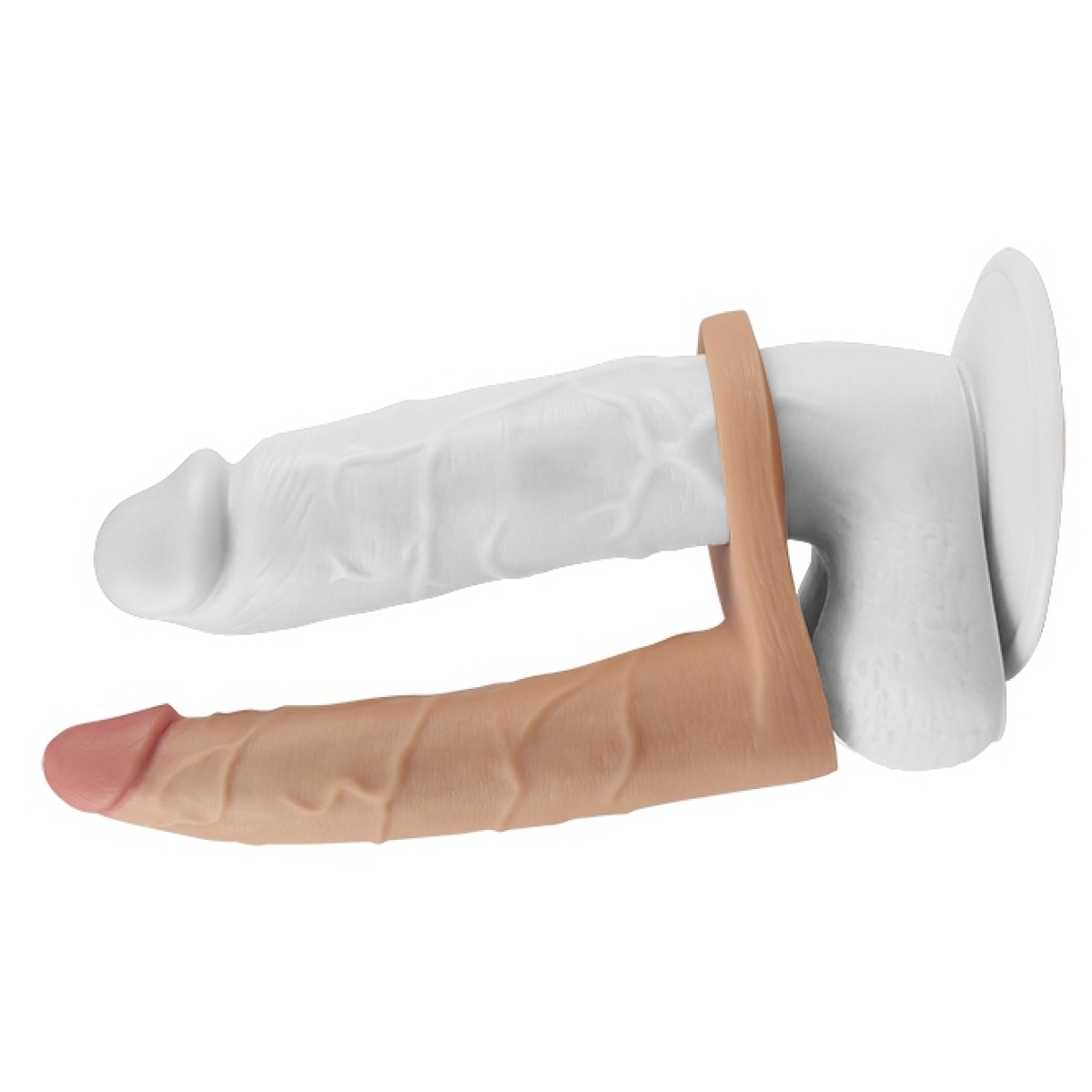 gode vibrant double penetration 16 x 3 cm