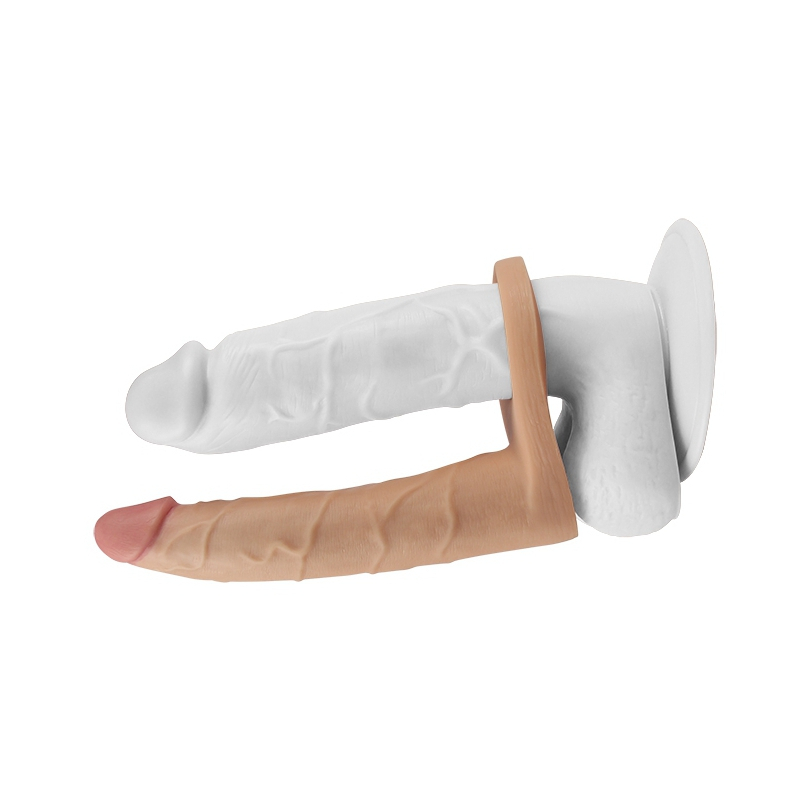 gode vibrant double penetration 16 x 3 cm