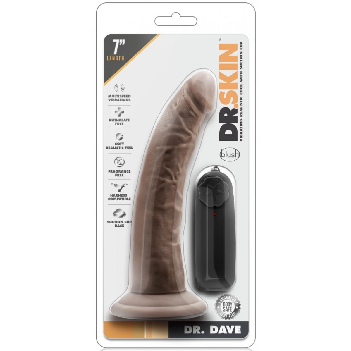 gode vibrant dr dave dr skin 18 x 4cm marron 1