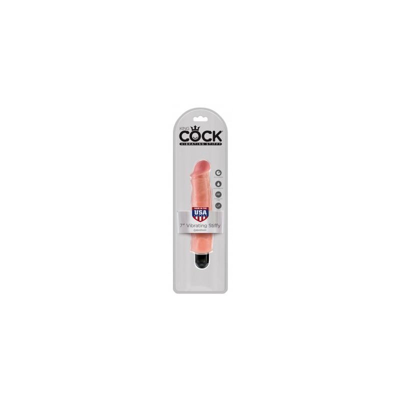 gode vibrant king cock stiffy 18cm flesh 1