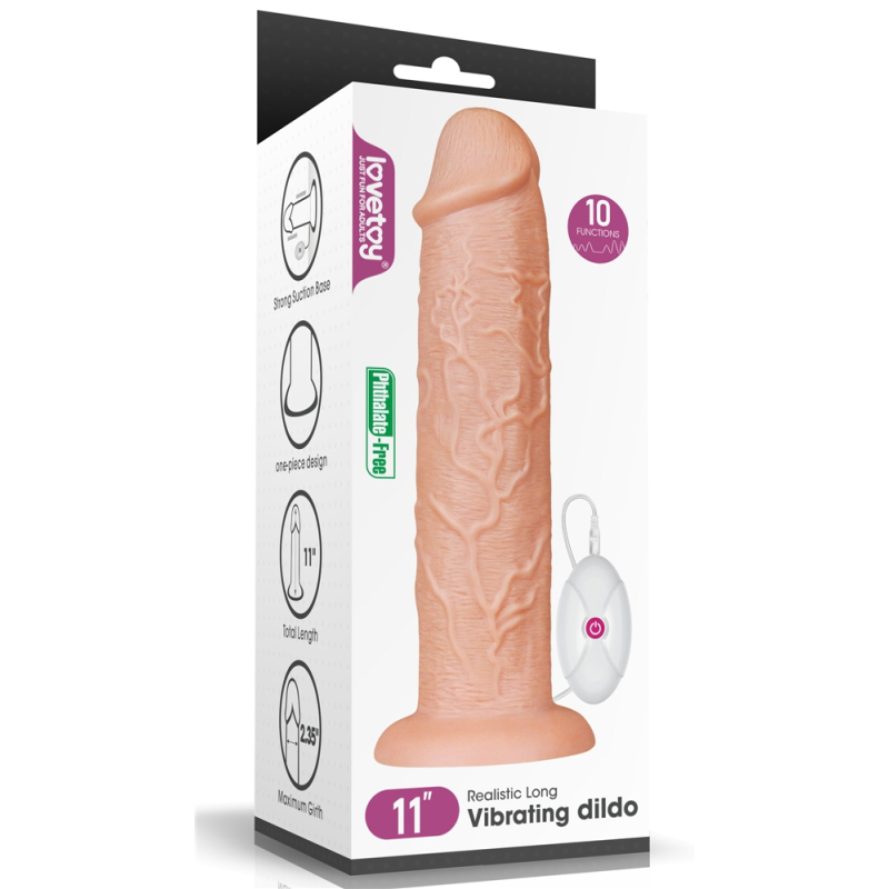 gode vibrant long dildo 25 x 6 cm 1