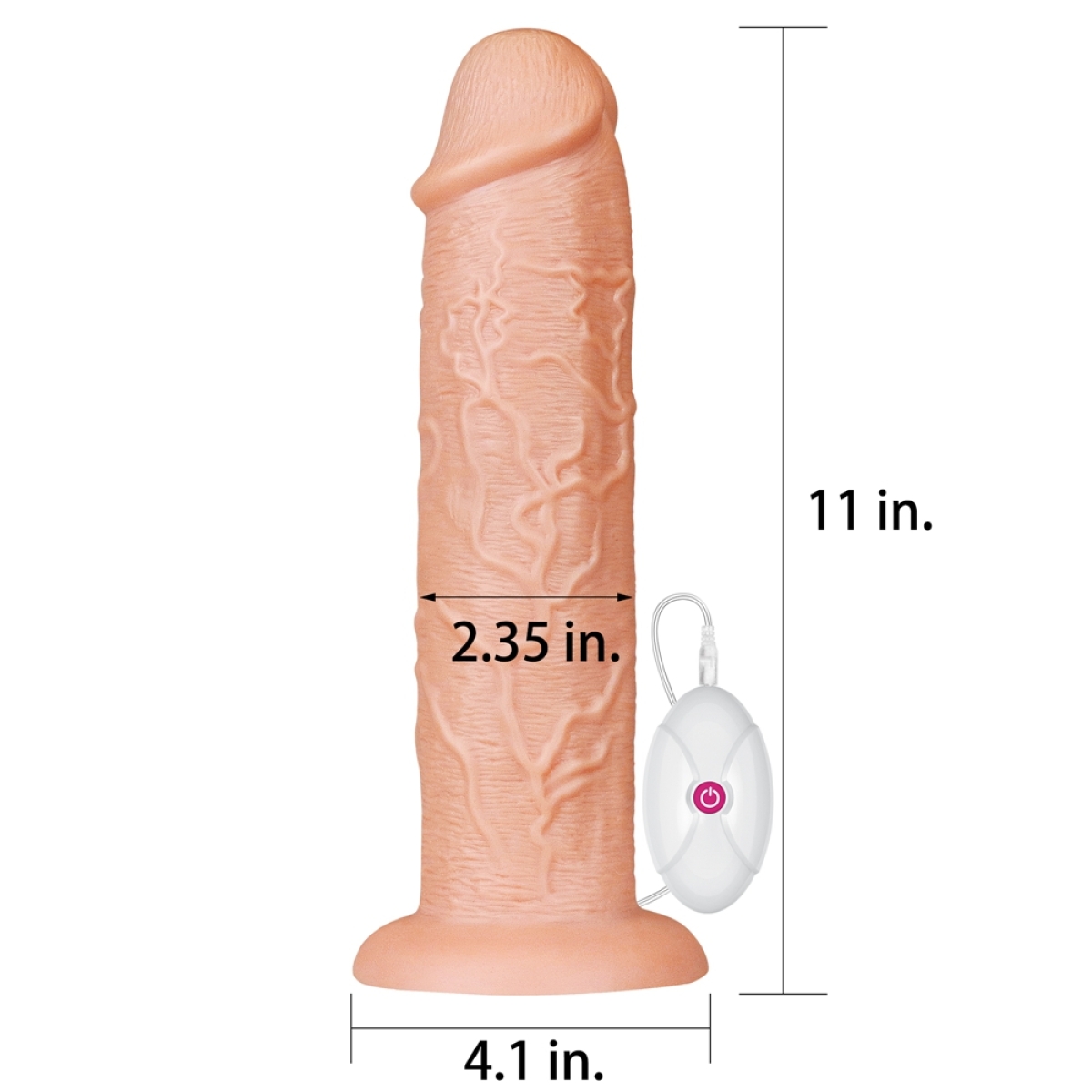 gode vibrant long dildo 25 x 6 cm 13