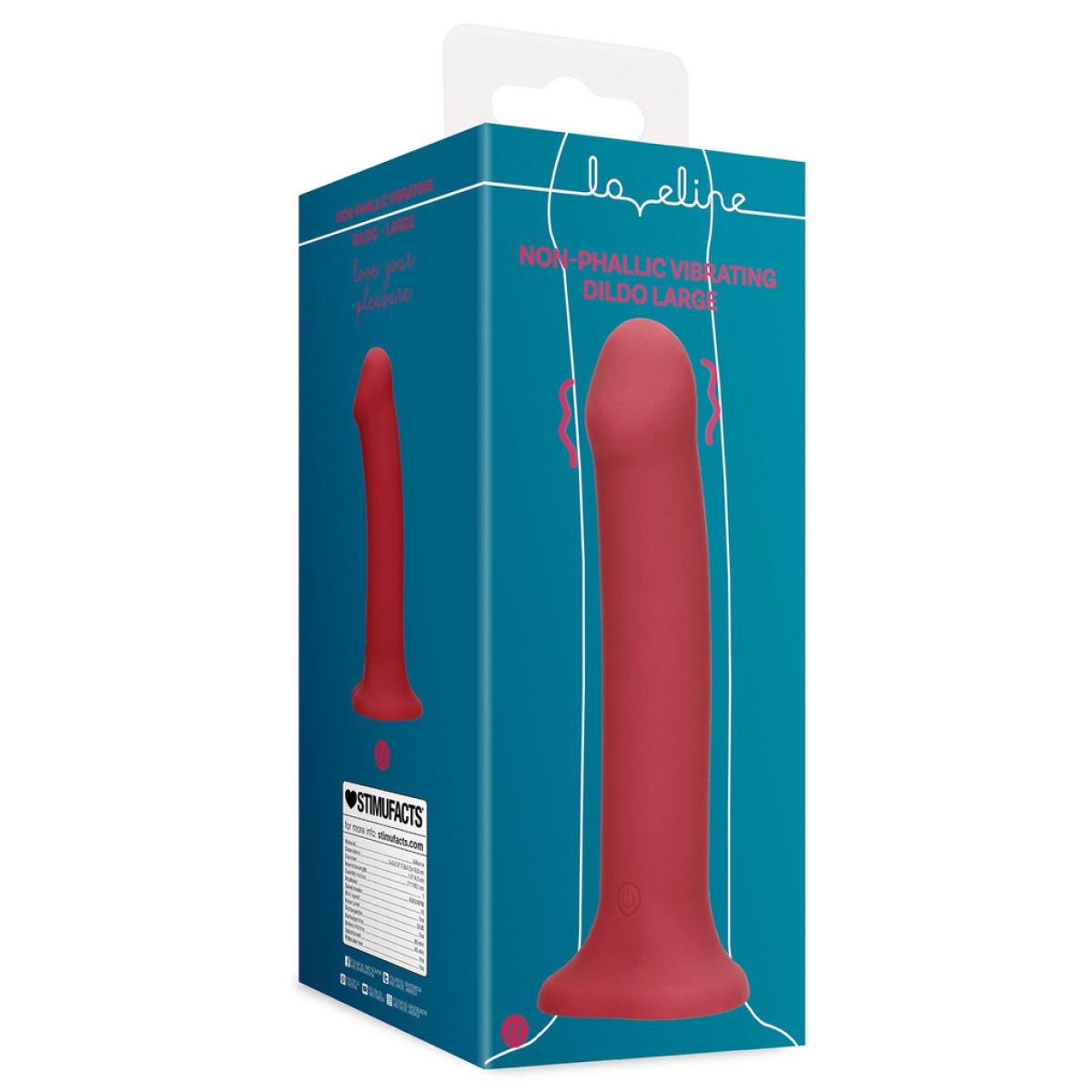 gode vibrant palik l 17 x 45cm rouge 1