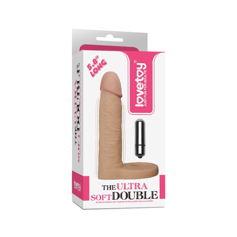 gode vibrant pour double penetration 12 x 28 cm 1