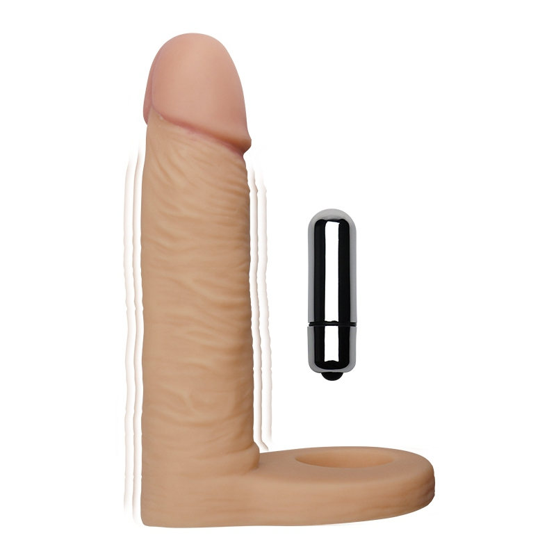 gode vibrant pour double penetration 12 x 28 cm 2