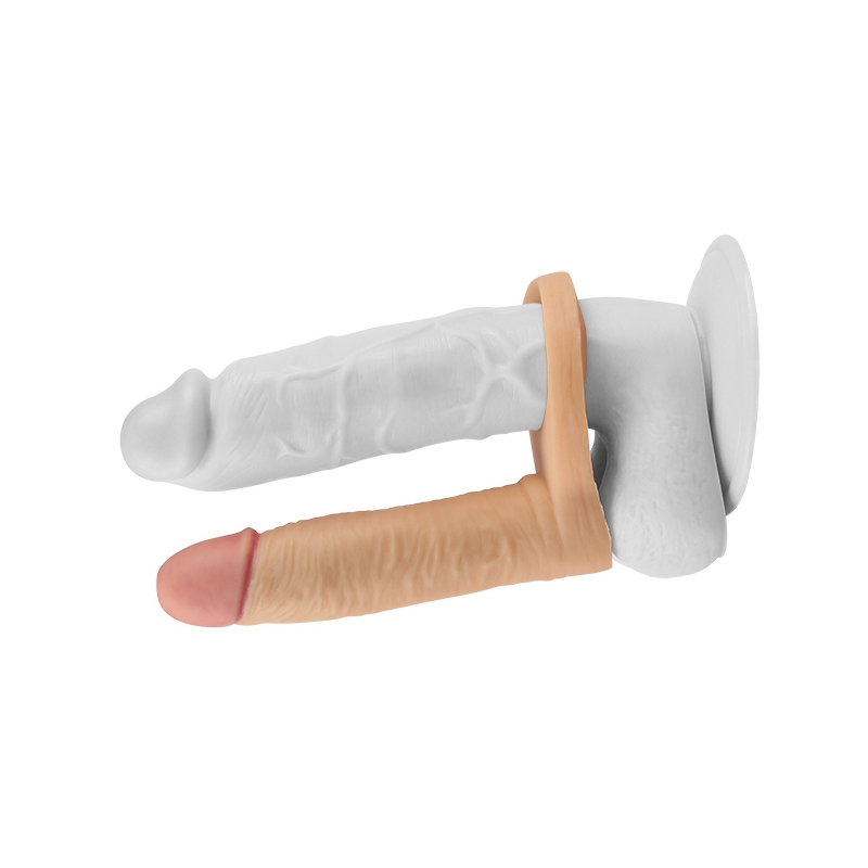 gode vibrant pour double penetration 12 x 28 cm