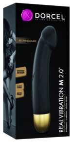 gode vibrant real vibration m 18 x 37 cm noir 1