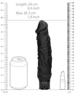 gode vibrant realistic 20 x 5cm noir 4 scaled