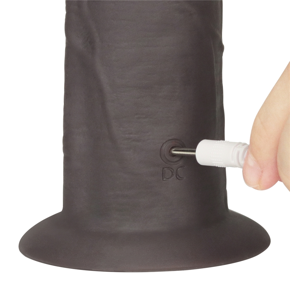 gode vibrant rotatif big rotacock 24 x 5cm marron 8