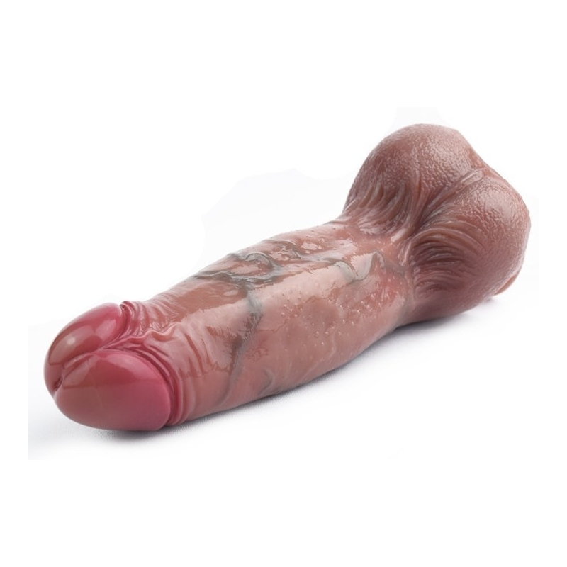 gode vibrant skinnier mario 14 x 46cm marron 6