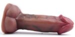 gode vibrant skinnier ugo 125 x 45 cm marron 6