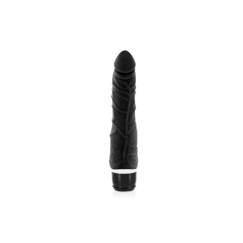 gode vibrant slim silicone 15 x 4 cm noir 2