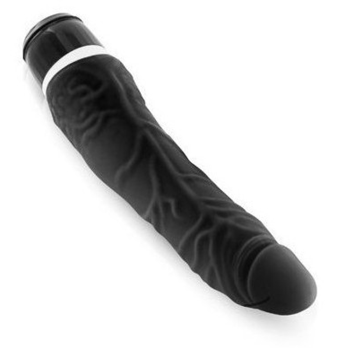 gode vibrant slim silicone 15 x 4 cm noir 3