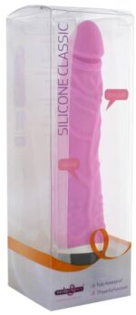 gode vibrant slim silicone 15 x 4 cm rose 1